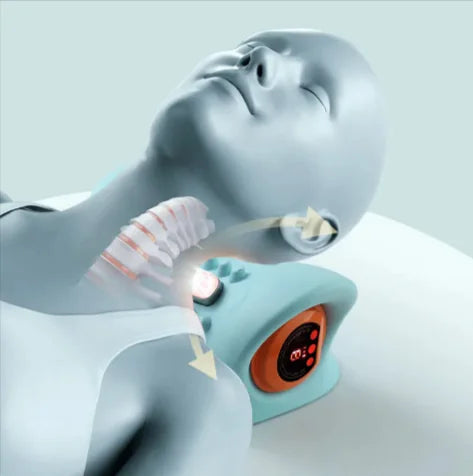 Neck Massager Pillow, Portable Neck Stretcher with Heat