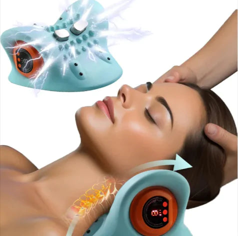 Neck Massager Pillow, Portable Neck Stretcher with Heat