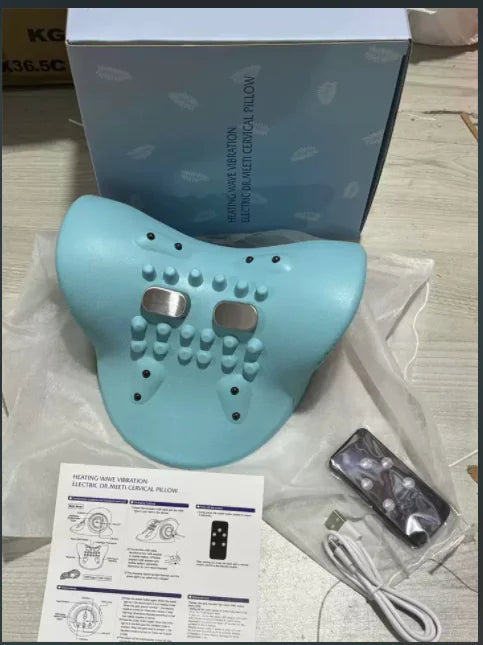Neck Massager Pillow, Portable Neck Stretcher with Heat